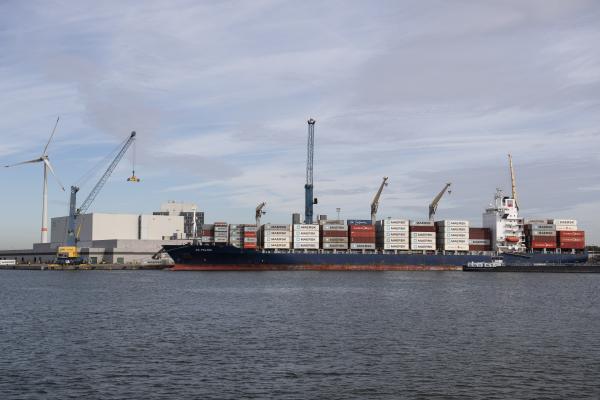 The port of Antwerp